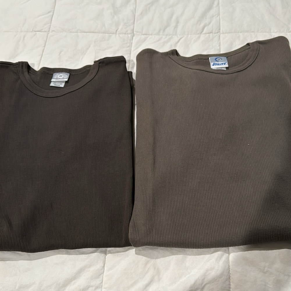 NWOT Men's Dark Olive  or Light  Olive short sleeve